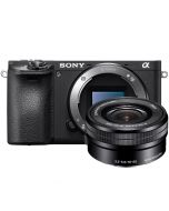 Sony A6500 + 16-50mm f/3.5-5.6 PZ OSS -järjestelmäkamera, musta