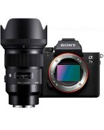 Sony A7 Mark III + Sigma 50mm f/1.4 Art DG HSM -järjestelmäkamera
