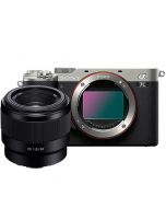 Sony A7C + FE 50mm f/1.8 -järjestelmäkamera