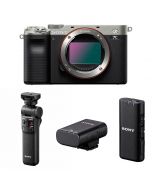 Sony A7C Vlog Kit -järjestelmäkamera