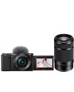 Sony ZV-E10 + SEL 16-50mm f/3.5-5.6 PZ OSS + SEL 55-210mm f/4.5-6.3 OSS