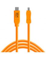 Tether Tools TetherPro USB-C to 2.0 Mini-B 8-Pin -kaapeli