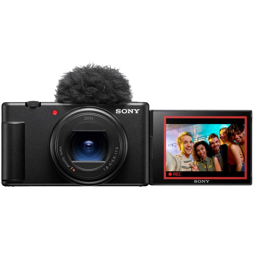 Sony ZV-1 II laajakulmainen Vlog kamera, musta