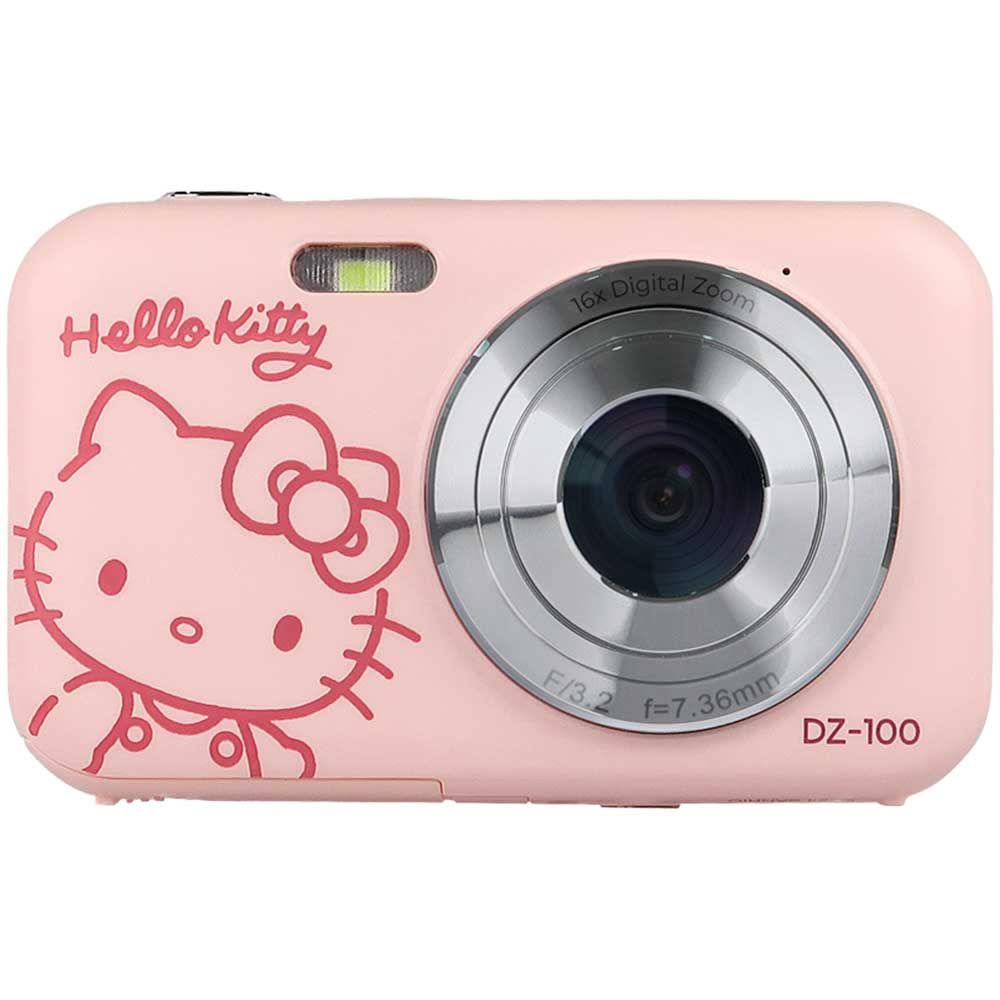 Yashica x Hello Kitty Edition DZ-100 digikamera, vaaleanpunainen