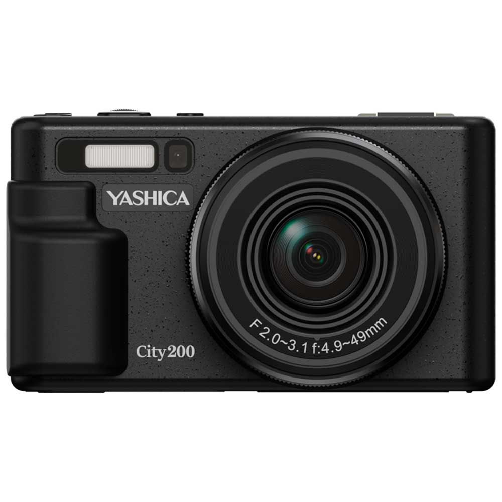 Yashica City 200 digikamera, musta