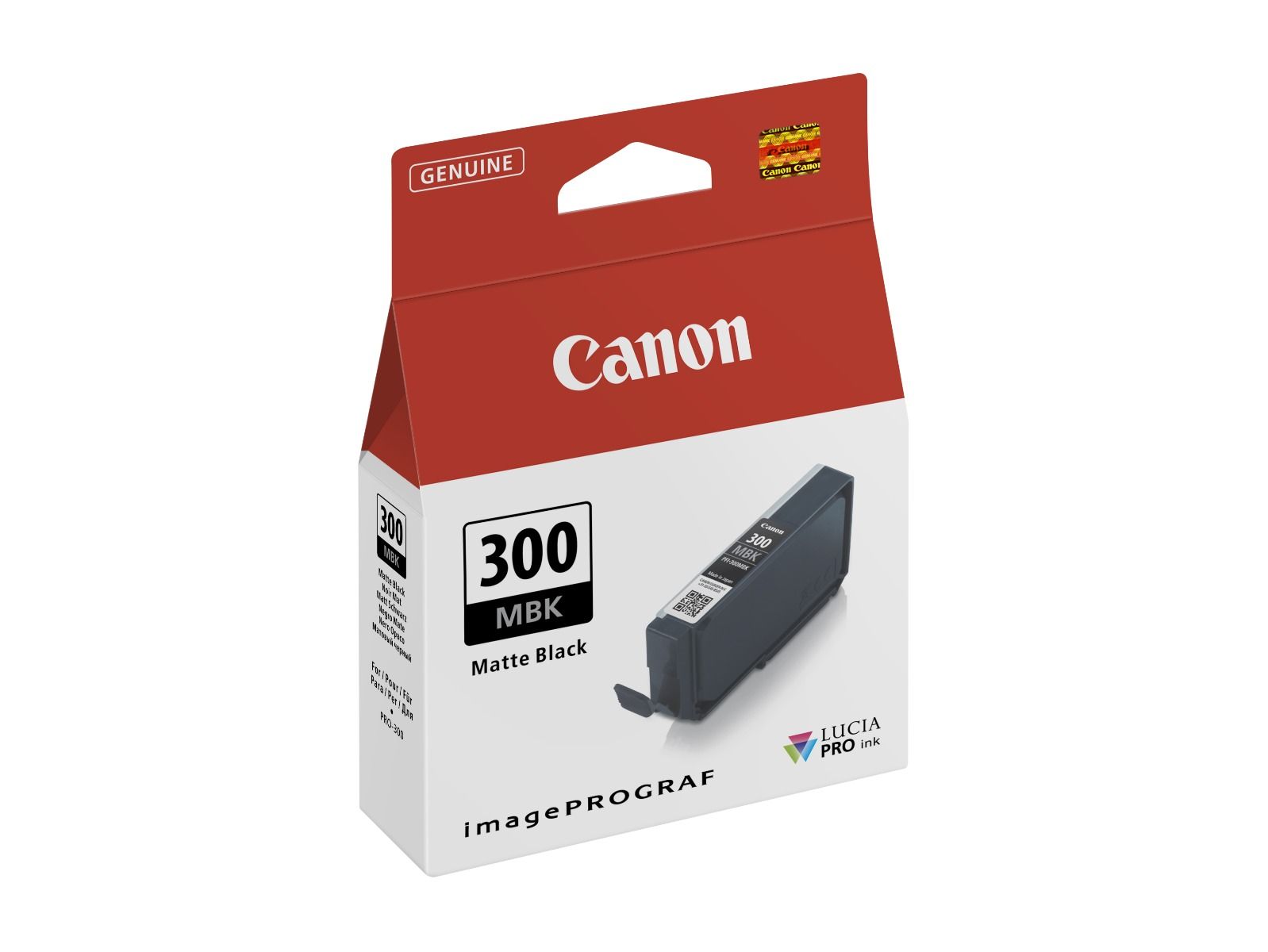Canon PFI-300 Matte black -mustekasetti, mattamusta