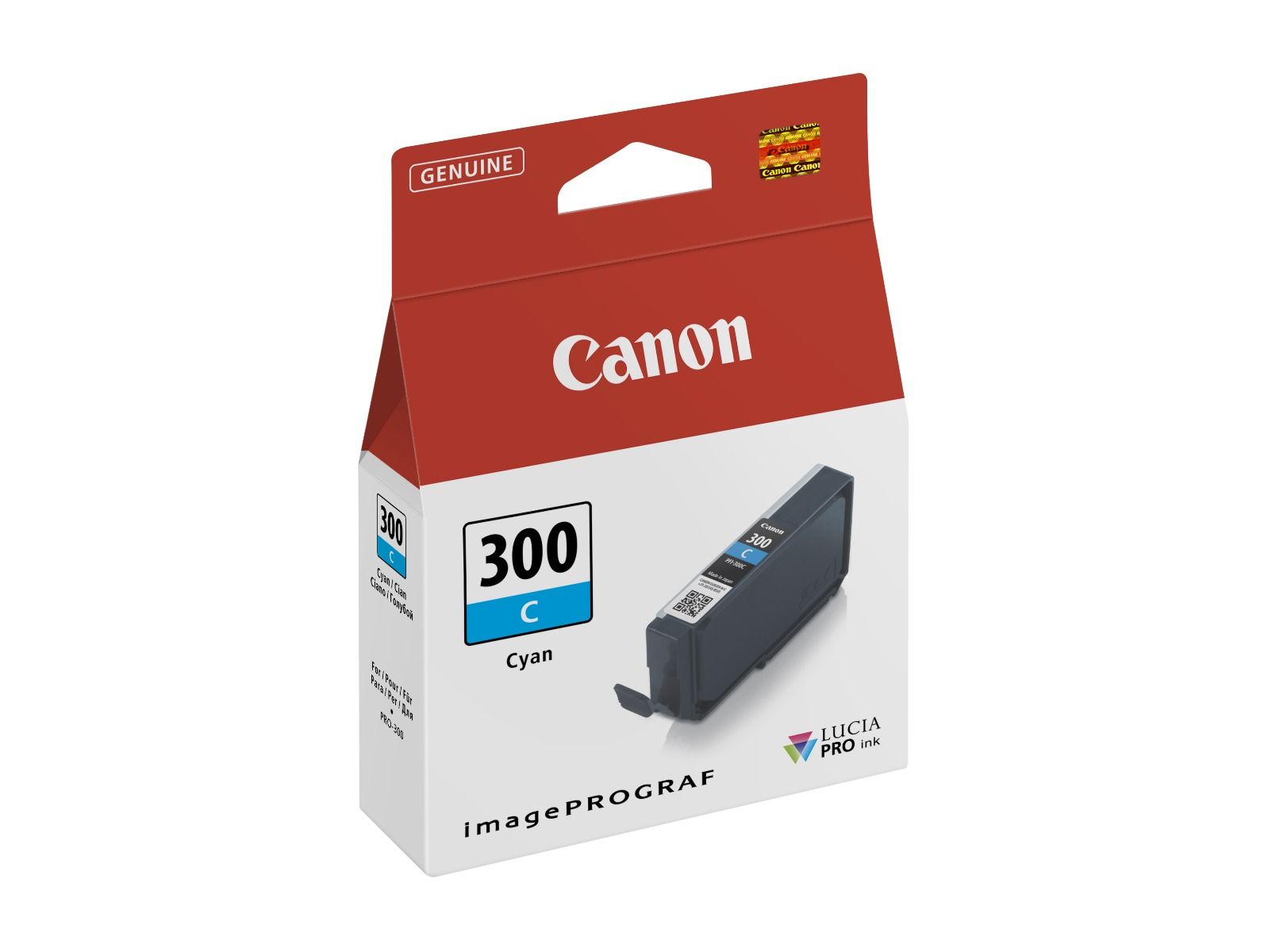 Canon PFI-300 Cyan -mustekasetti, syaani