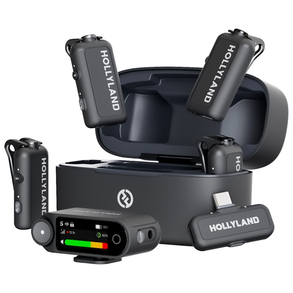 Hollyland LARK MAX 2 Combo 4-Person Version with Camera RX + USB-C RX mikrofonijärjestelmä