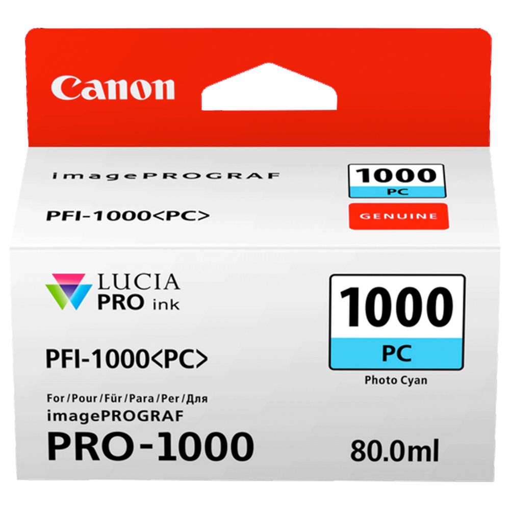 Canon PFI-1000 PC -mustekasetti, valokuvasyaani