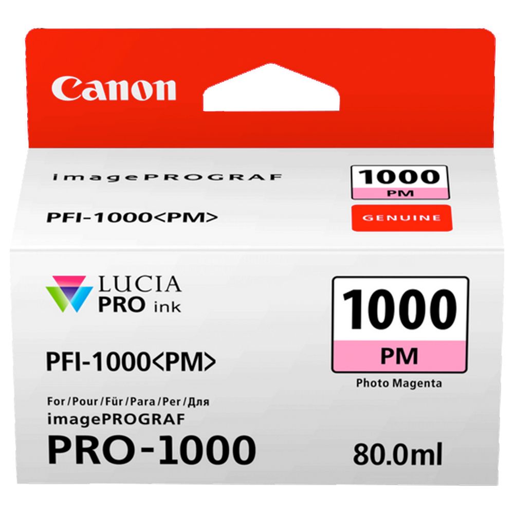 Canon PFI-1000 PM -mustekasetti, valokuvamagenta