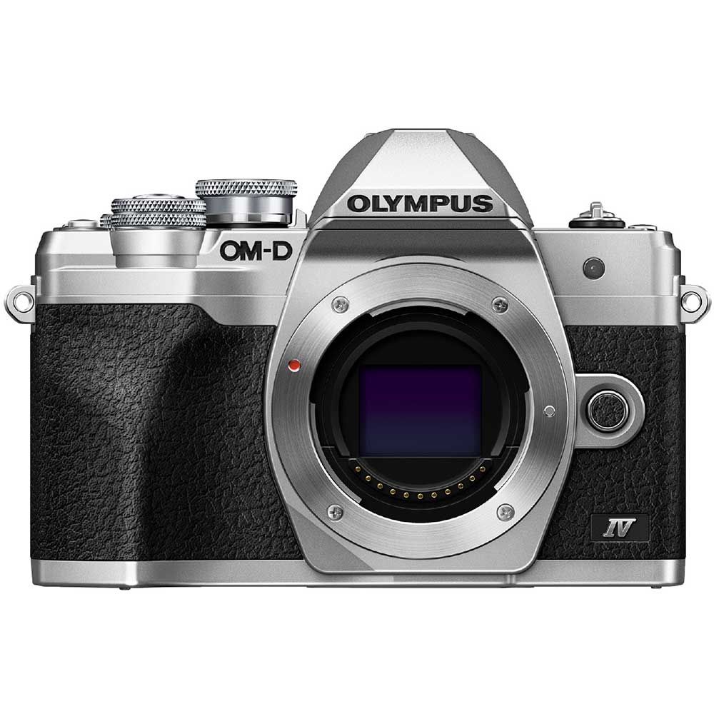 Olympus OM-D E-M10 Mark IV -järjestelmäkamera, hopea | Rajala Pro Shop