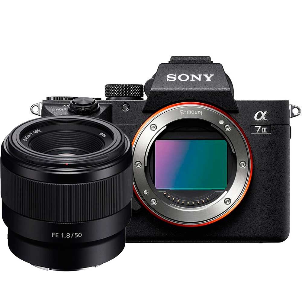 Sony A7 Mark III + FE 50mm f/1.8 -järjestelmäkamera | Rajala Pro Shop