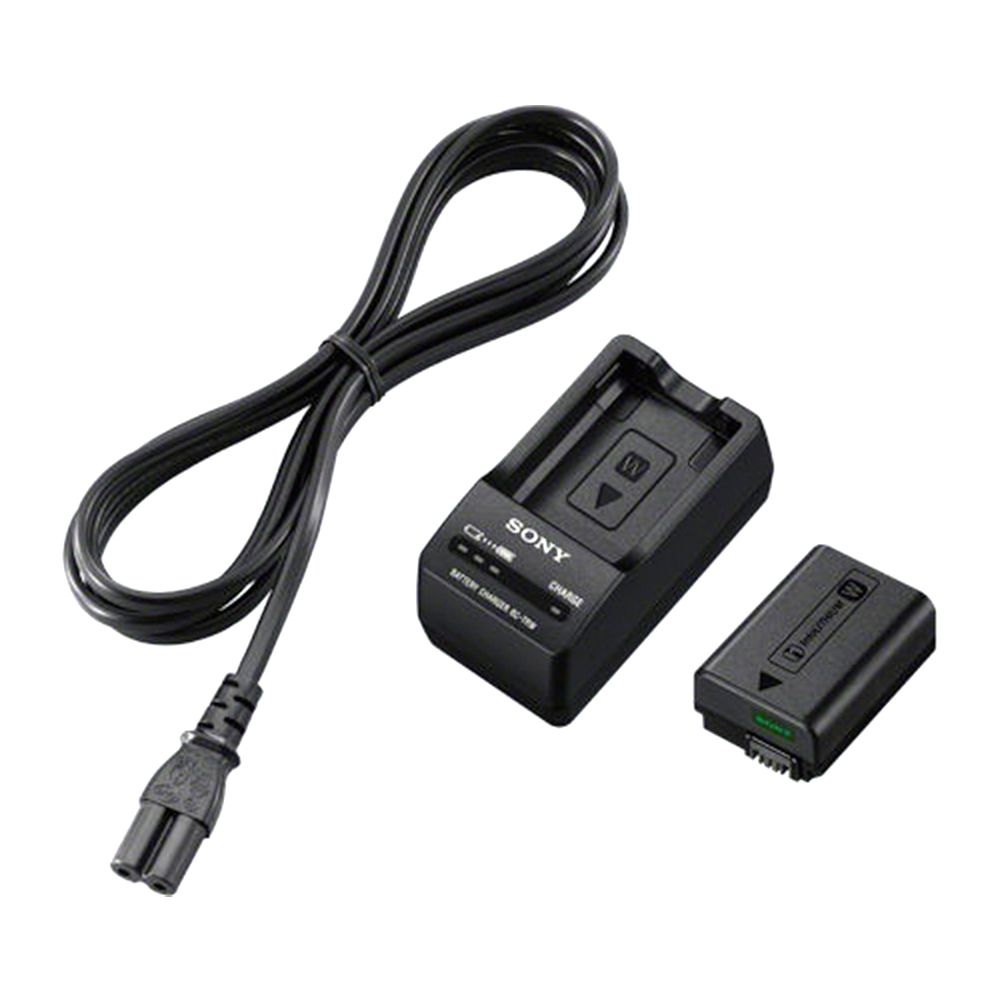 Sony ACC-TRW Travel Charger -laturi + NP-FW50 -akku