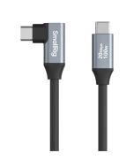 SmallRig 4790 USB-C (Straight) to USB-C (Angled) Data Cable 35cm