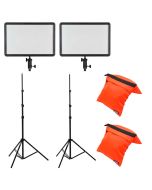 Godox LEDP260C Duo LED-valo + LS-1 Tripod -jalusta Kit