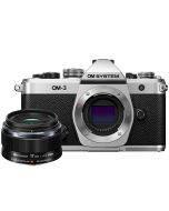 OM SYSTEM OM-3 + M.Zuiko 17mm f/1.8 II -järjestelmäkamera
