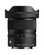 Sigma 12mm f/1.4 C DC -objektiivi, Sony E