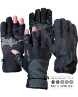 Vallerret Milford Fleece Glove XS -kuvaushanskat, musta