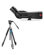 Leica HD Televid 65 + 20-60x -kaukoputki + Leofoto LV-323C+BV-10 -jalusta kit