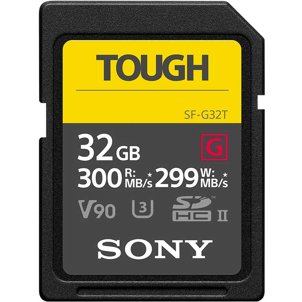 Sony Sf-g32t Tough Sdhc 32gb 300mb/s Uhs-ii V90 -muistikortti