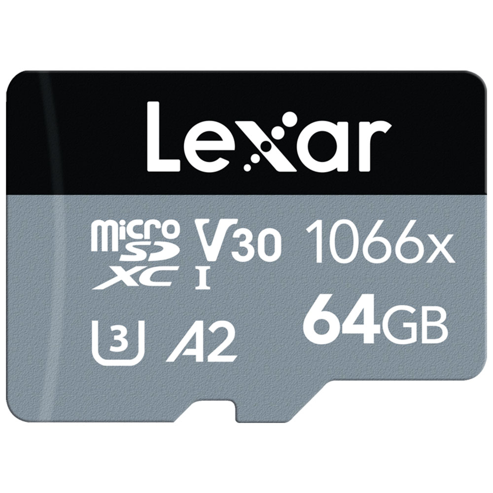Lexar Pro 1066x Microsdxc 64gb Silver Uhs-i R160/w70 -muistikortti