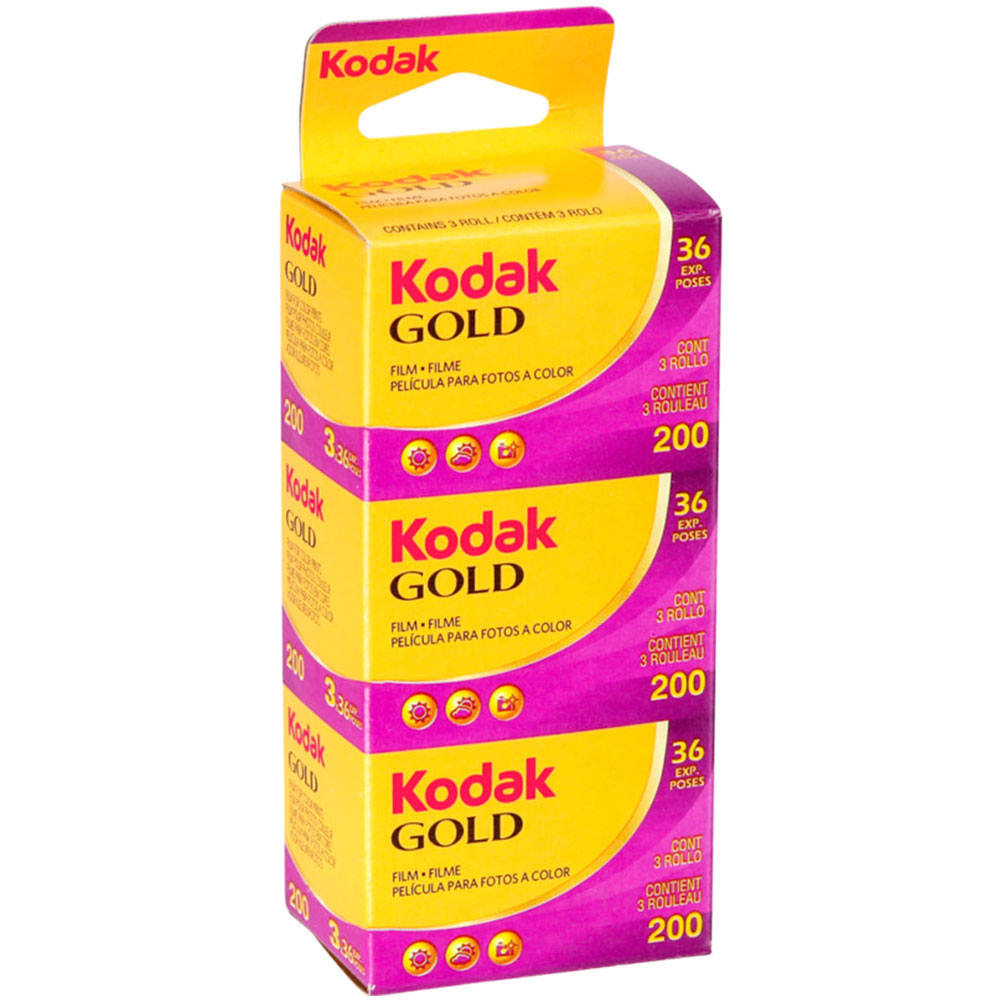 Kodak Gold 135 200-36 X 3 -värifilmi