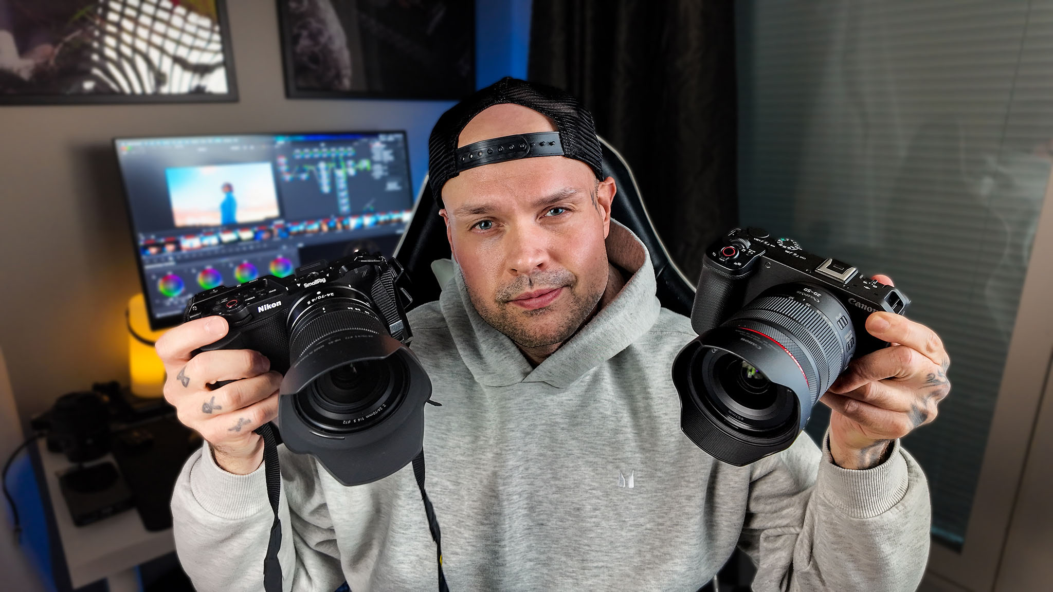Canon R6 V vs Nikon ZR: Minielokuvakamerat vertailussa