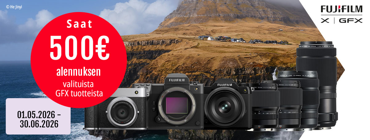 Fujifilm GFX & GF -säästökampanja