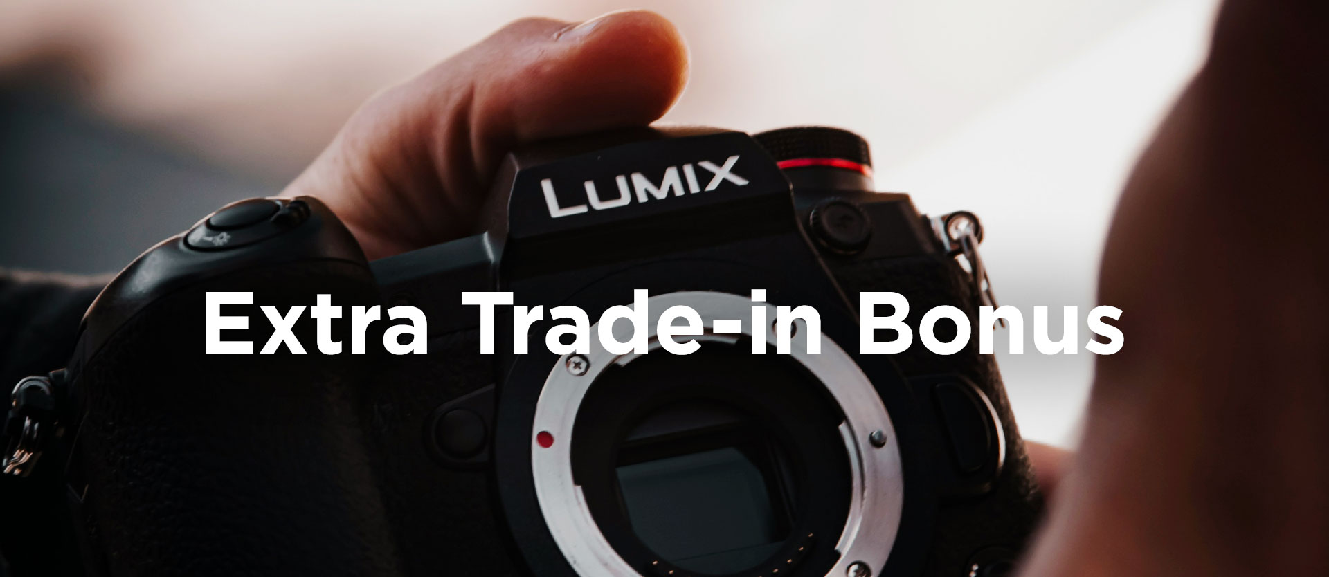 Panasonic Trade-in Bonus lisähyvityskampanja