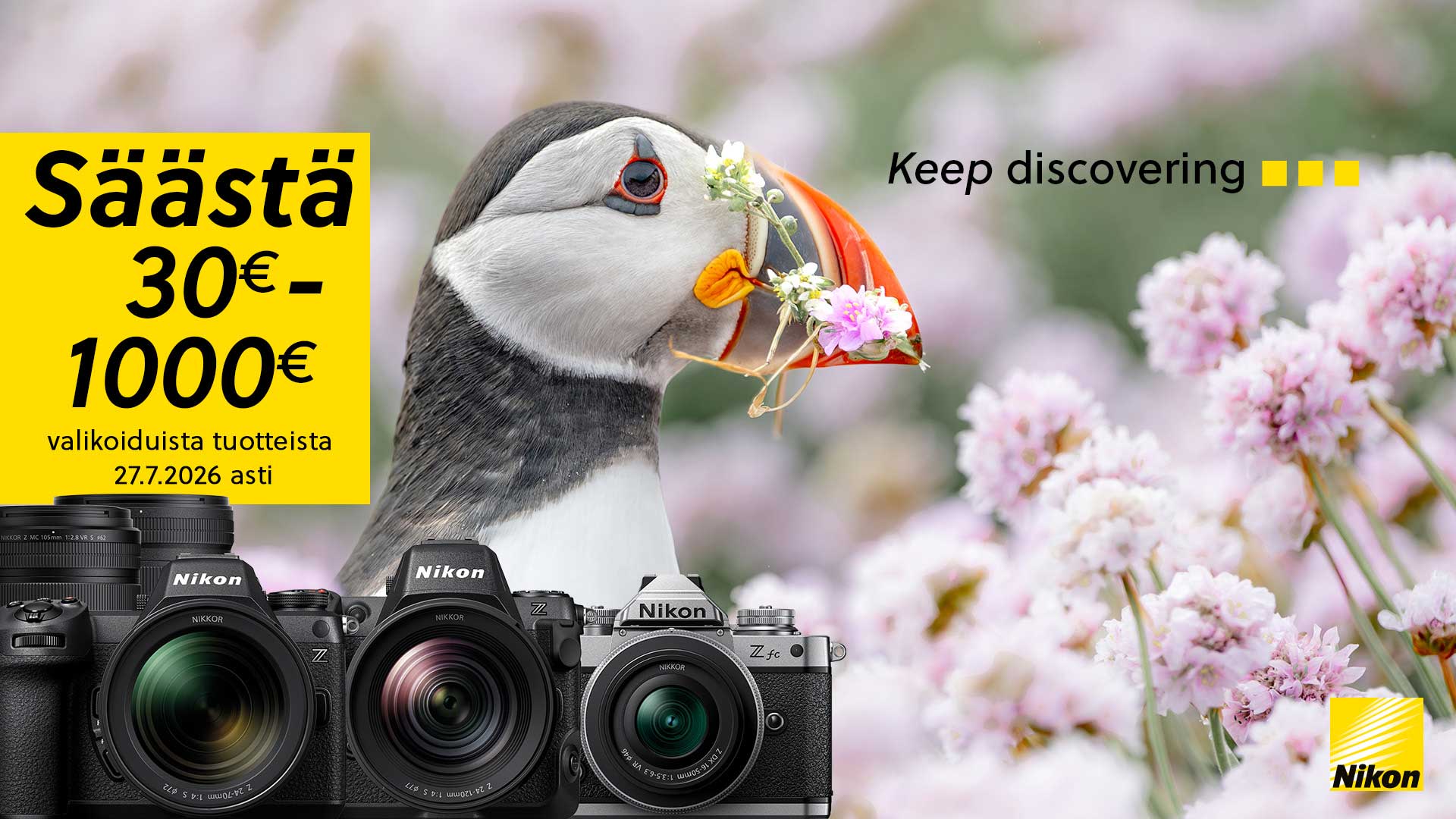 Nikon Säästä Nyt -kampanja